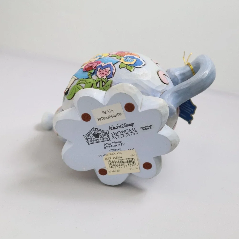 Walt Disney Showcase Collection Alice In Wonderland Planter Jim‎ Shore Figurine